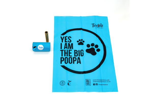 Four-Pack Compostable Pet Poo Bag - Option for Eight or 16-Pack
