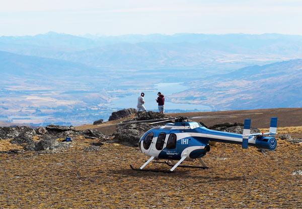 $995 for a One-Hour Central Otago Helicopter Charter Flight for up to Five People (value up to $1,750)