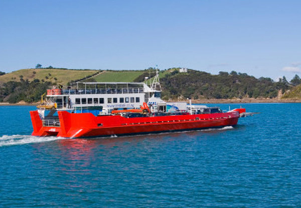 $125 for a Return Car Ferry to Waiheke Island for up to Four Passengers (value up to $314)