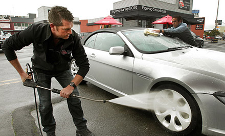 $44 for an Express Wash, Slipstream Hand Wax, Polish & Acid Wheel Treatment - Five Christchurch Locations (value up to $89)