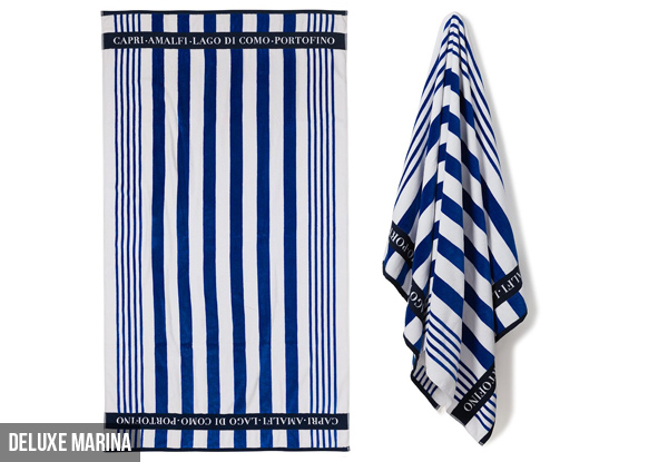 From $34 for a Canningvale Luxury Cotton Velour Beach Towel incl. Nationwide Delivery (value up to $109.95)