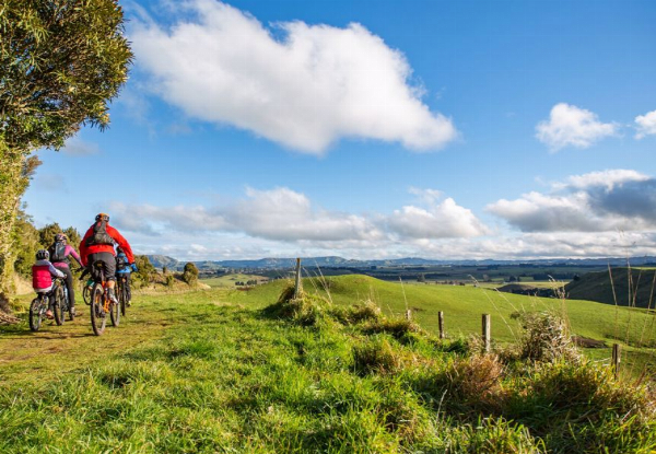 2-Night Ohakune Old Coach Road Bike Trail for 2 People at Powderhorn Chateau incl. Accommodation in a Queen Suite, Breakfast, $50 F&B Voucher, Pool Access, Early Check-In & Late Checkout - Option to incl. Standard or Electric Bike Hire & up to 3 Nights