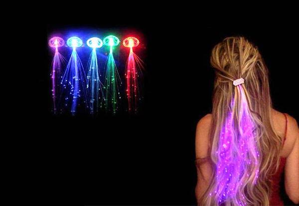 $12 for Six LED Light Up Hair Extensions