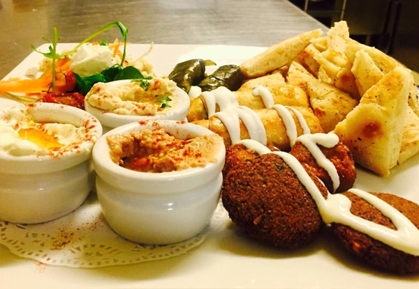 $49 for a Sirloin Steak Dinner with Shared Meze Platter for Two People - Valid Sunday to Thursday (value up to $79)