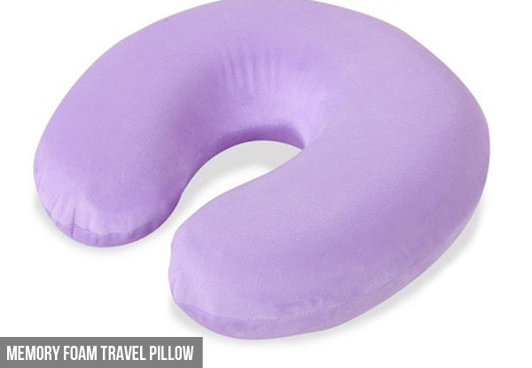 From $85 for a Luggage Set with a Memory Foam Travel Pillow