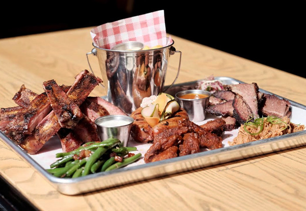 $40 for the Ultimate Bootleg BBQ Shared Dining for Two People – Options for up to Six People (value up to $240)