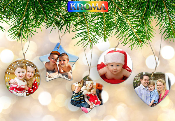 $19 for Four Personalised Ceramic Christmas Ornaments incl. Nationwide Delivery, $38 for Eight or $76 for Sixteen