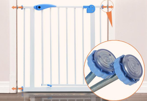 $49 for a Baby or Pet Safety Gate Barrier - Extensions Option Available