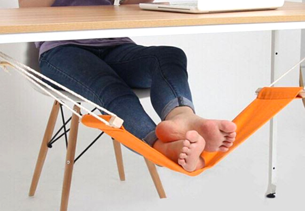 $21.50 for a Portable Footrest Hammock