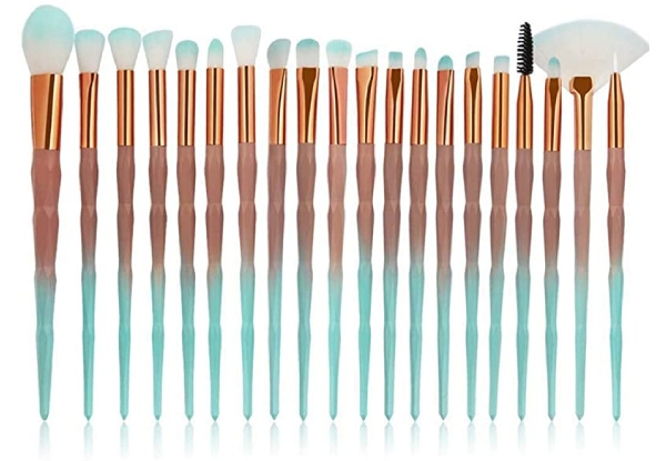 20-Piece Professional Makeup Brushes Set - Four Colours Available
