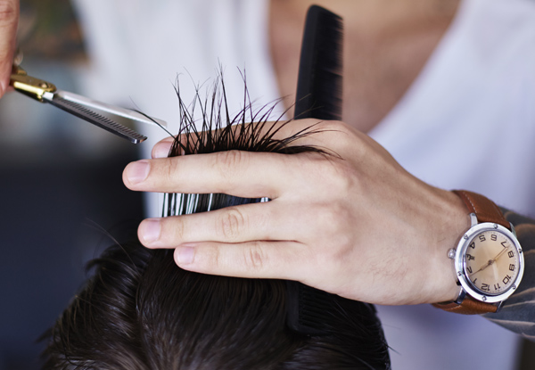 $25 for a Men's Style Cut & Shampoo by a Senior Stylist (value up to $40)