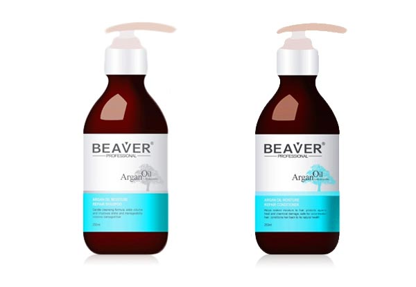 $33 for a Six-Pack of 250ml Argan Oil Moisture Repair Shampoo & Conditioner