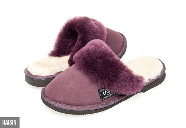 $69 for a Pair of Unisex UGG Fur Trim Scuffs – Available in Five Colours with Free Shipping