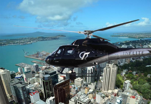 $349 for Three-Course Meal & Scenic Helicopter Flight for Two People – Options for Groups of Four or Six People