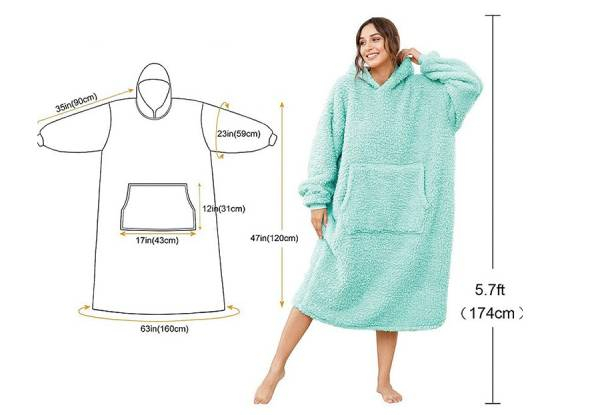 Oversized Plush Adult Hoodie - Six Colours Available