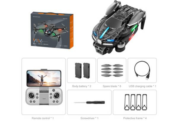 Professional 8K Drone with Three HD Cameras