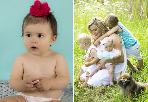 $79 for a 30-Minute Studio or Outdoor Photoshoot for Mum, Baby or Family incl. Five Digital Images or $149 for 60-Minute Shoot & Eight Digital Images (value up to $350)