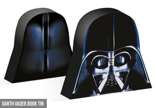 $24.99 for a Star Wars Darth Vader or R2-D2 Book & Tin Set (value $34.99)