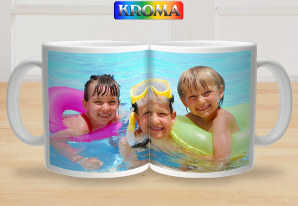 $17 for Two Standard White Mugs with Full Wrap Image or $19 for a Magic Wow Mug incl. Nationwide Delivery