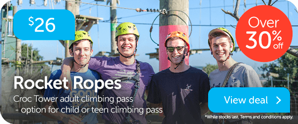 Rocket Ropes Croc Tower Passs