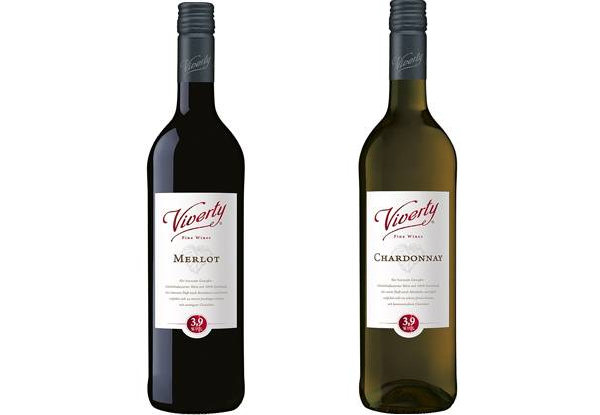 Six-Pack Viverty Wine - Option for Merlot or Chardonnay