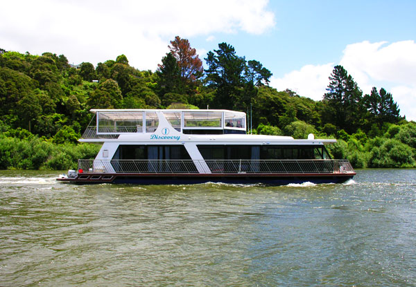 $999 for Eight People on an Overnight Houseboat Cruise incl. On-Board Spa Pool, 1kg of Whitebait or $1,699 for Two-Nights incl. Second Night Self Catered (value up to $3,700)
