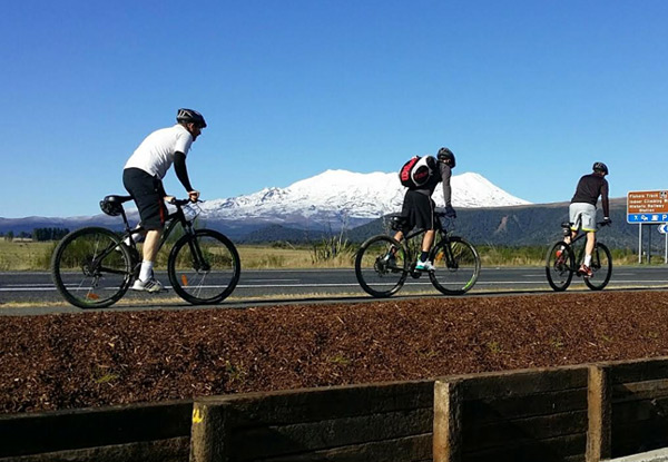 $30 for a Tongariro Mountain Bike Adventure (value up to $65)