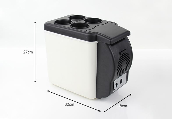 $39 for a Six-Litre Portable Cooler/Warmer Car Refrigerator