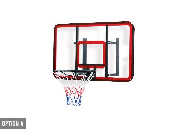 Wall-Mounted Portable Basketball Backboard - Two Options Available