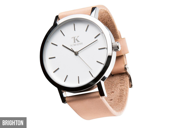 $129 for a Time Keepers Classic Collection Watch - Five to Choose From