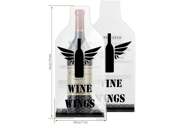 Two-Piece Reusable Wine Protector Sleeve Case - Option for Four-Piece