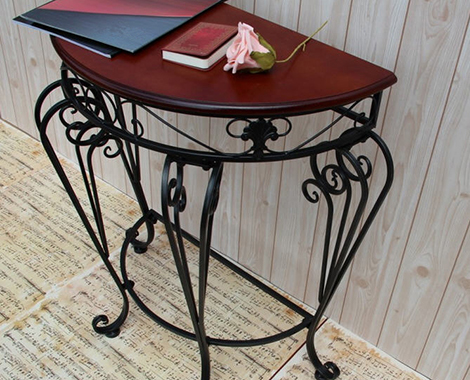 $64 for an Elegant Half Round Hall Table