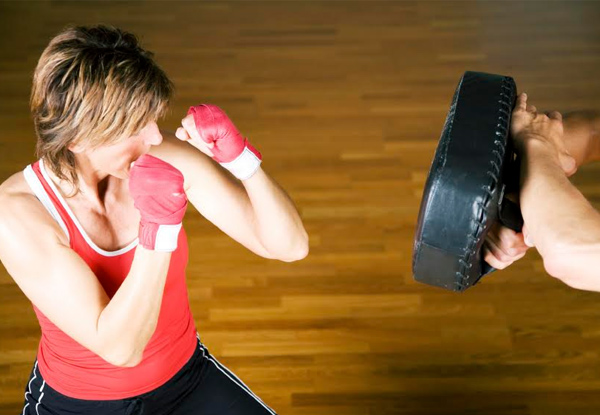 From $35 for Eight Sessions of Kickboxing or Boxing Fitness Training or $65 for 16 Sessions.