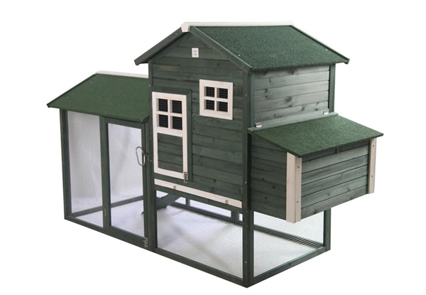 $279 for a Weather-Resistant Chicken Coop with Nesting Box