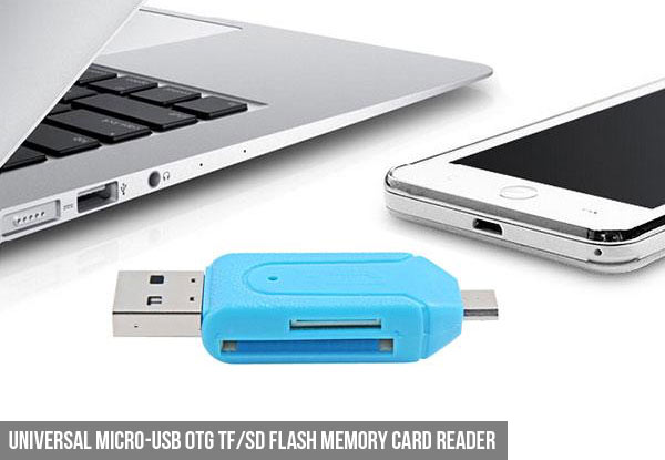$7 for a Micro USB to USB Adapter, or $9 for Micro USB to USB Adapter with Memory Card Reader - Free Shipping