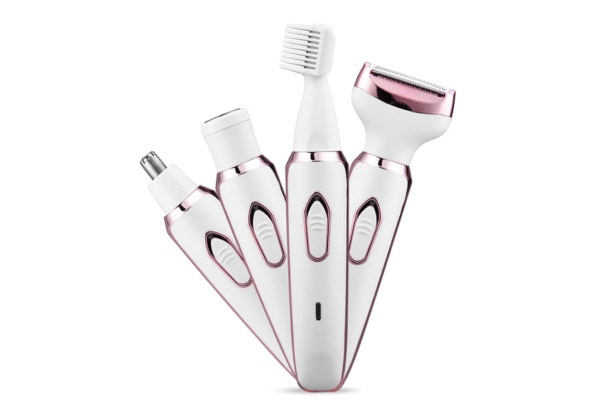 Four-in-One Women's Electric Shaver - Two Colours Available