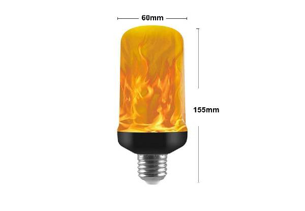 LED Flickering Flame Four-Mode Light Bulb