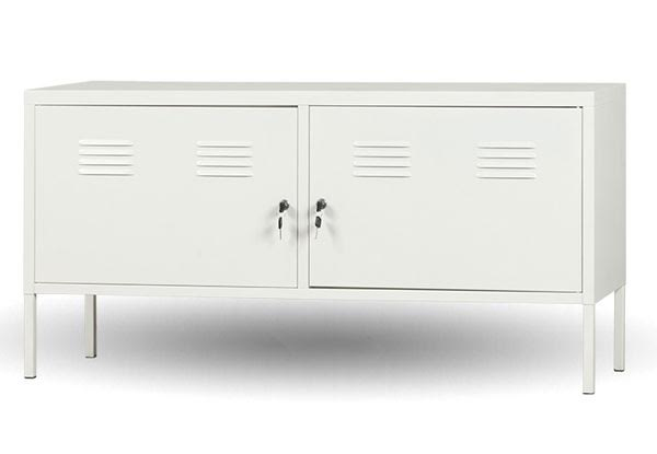 $119 for a White Metal TV Cabinet