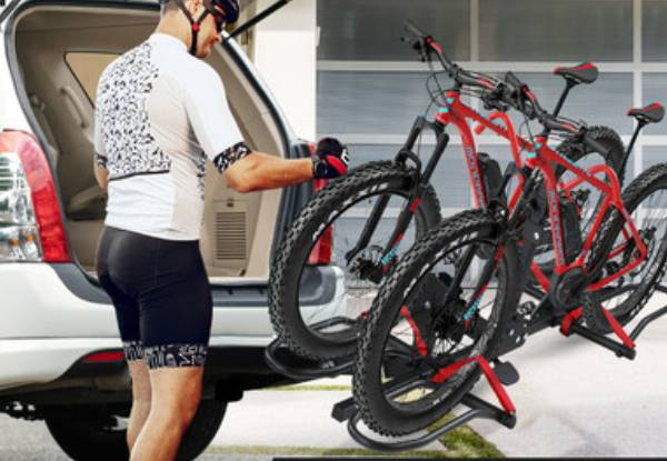 Two-Piece Car Ebike Rack with Lock - Two Styles Available