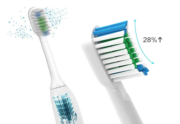 $54.90 for an Ultrasonic Waterproof Toothbrush USB Rechargeable Set, $19.90 for an Additional Five Replacement Brush Heads or $37.90 for Ten