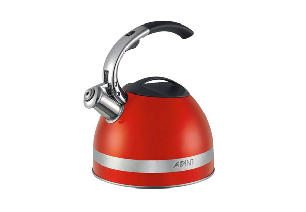 $79.95 for an Avanti Stainless Steel 2.5L Whistling Kettle - Available in Three Colours