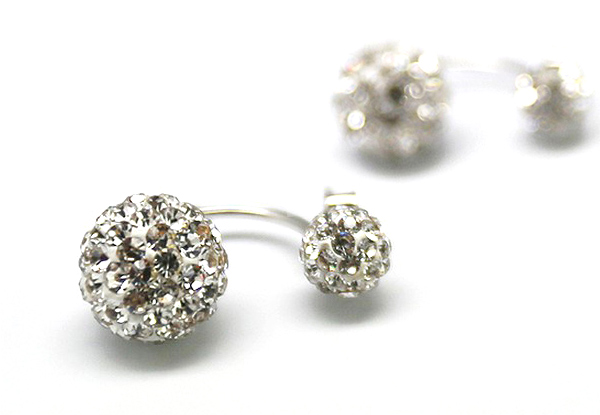 $15 for a Pair of Balance Earrings with Swiss Crystals (value $99)