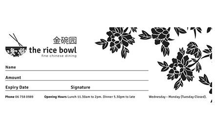$20 for a $45 Rice Bowl Voucher