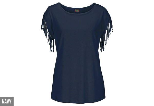 $17 for a Tassle Sleeved Tee Available in Five Colours