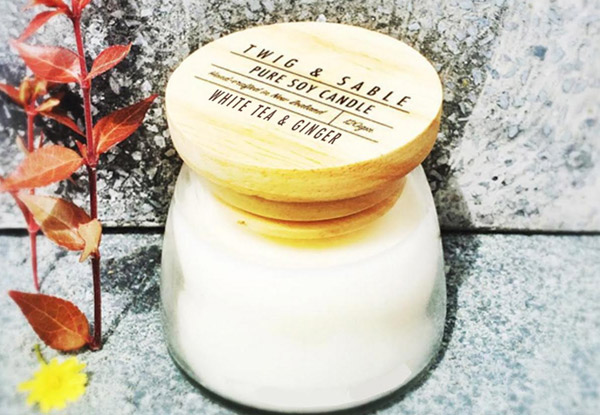 $19.95 for a NZ Made Pure Soy Candle – Available in Three Scents
