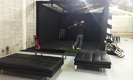 $19 for One Hour of Virtual Golf for Two People or $29 for Two Hours for Four People, Both incl. Beers (value up to $74)