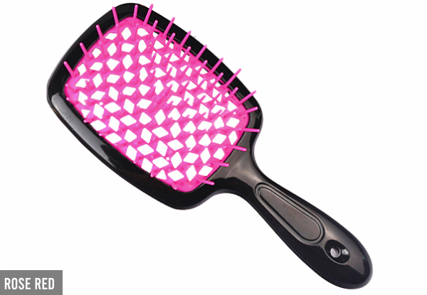 Anti-Static Detangling Hair Brush - Three Colours Available