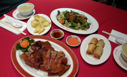 $45 for a Three-Course Chinese Meal with Drinks for Two, $89 for Four, or $130 for Six People (value up to $246)