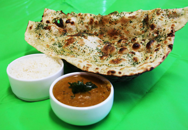 Up to 51% Off Any Two Mains, Naan & Rice – Option for Seafood – Valid for Dine in or Takeaway (value up to $45)
