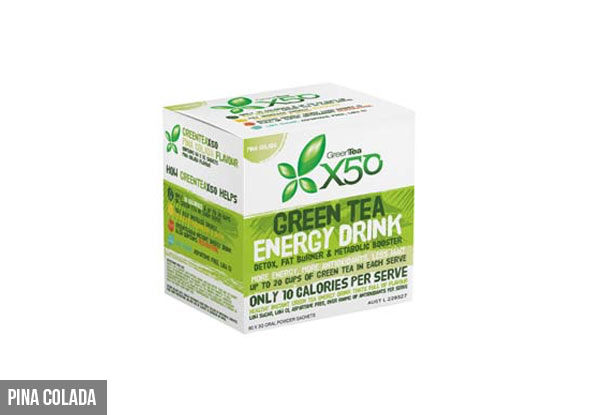 $59 for 60 Sachets of Greentea X50  - Available in Seven Flavours